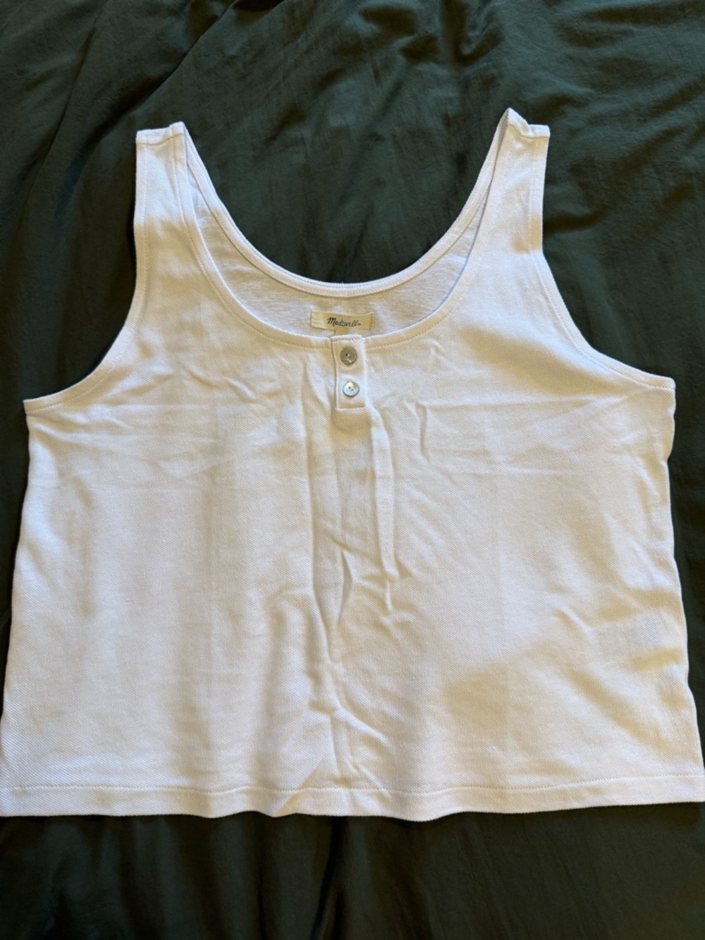 Madewell Henley Tank Top NWT